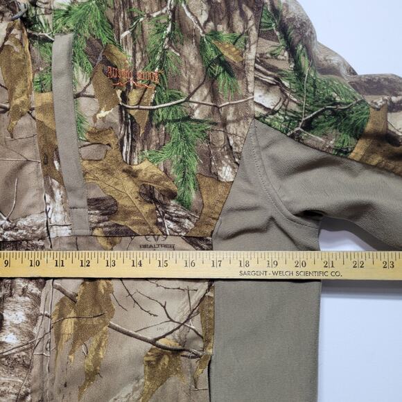 Rustic Ridge Hunting Full Zip Jacket Youth XL Camo Realtree Hooded Outdoors - Picture 15 of 15